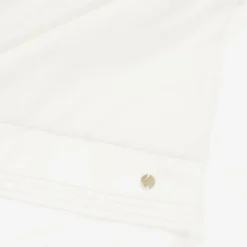 Ivory Velour Baby Blanket (87cm)