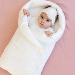 Ivory Velour Baby Nest (65cm)