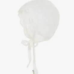 Ivory Wool & Silk Bonnet