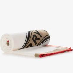 Ivory Wool Logo Blanket (97cm)