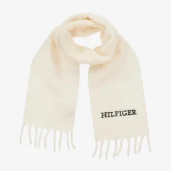 Ivory Wool Scarf (150cm)