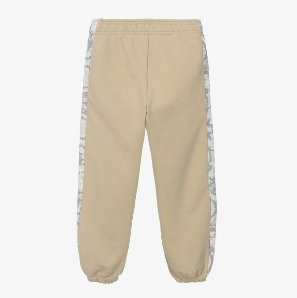 Junior Boys Beige Cotton Barocco Joggers