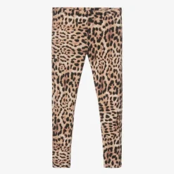 Junior Girls Cotton Leopard Print Leggings