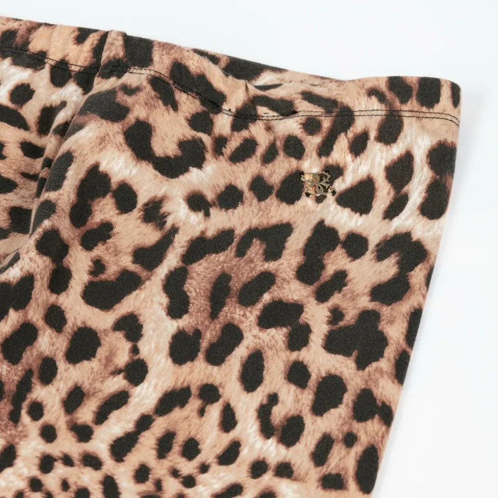 Junior Girls Cotton Leopard Print Leggings