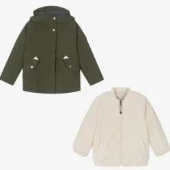 Khaki Green 2-in-1 Waterproof Raincoat