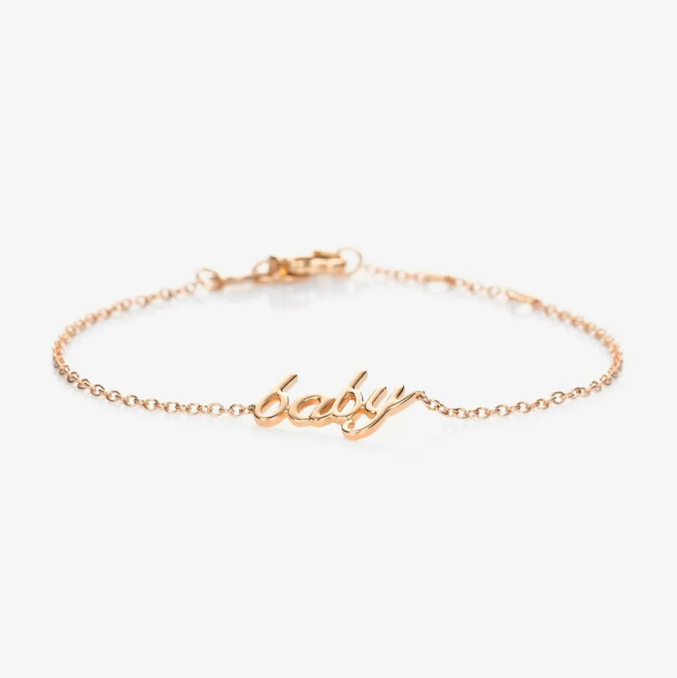 18kt Rose Gold Baby Bracelet