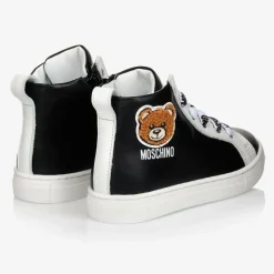 Leather High-Top Logo Trainers
