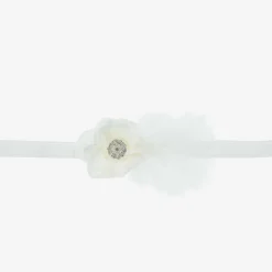 Lemon Flower & Feather Headband