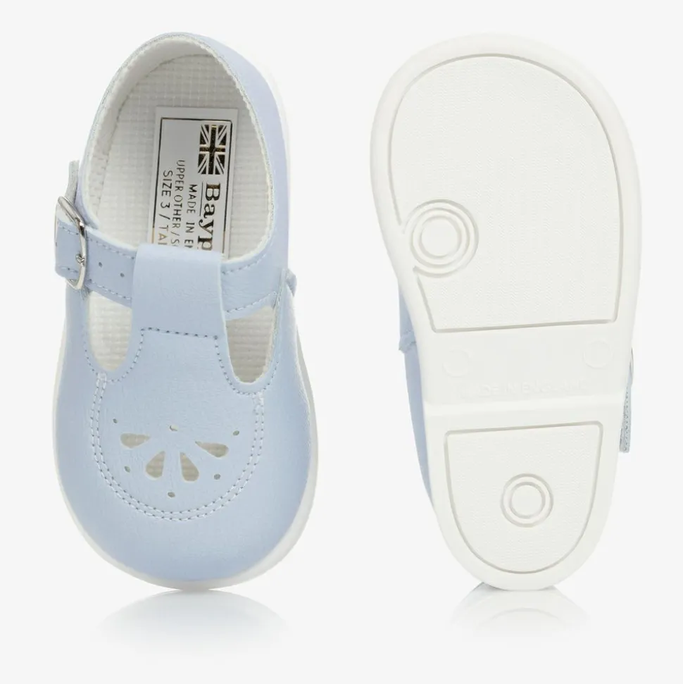 Light Blue T-Bar Shoes