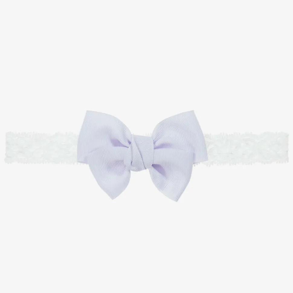 Lilac Purple Bow Headband
