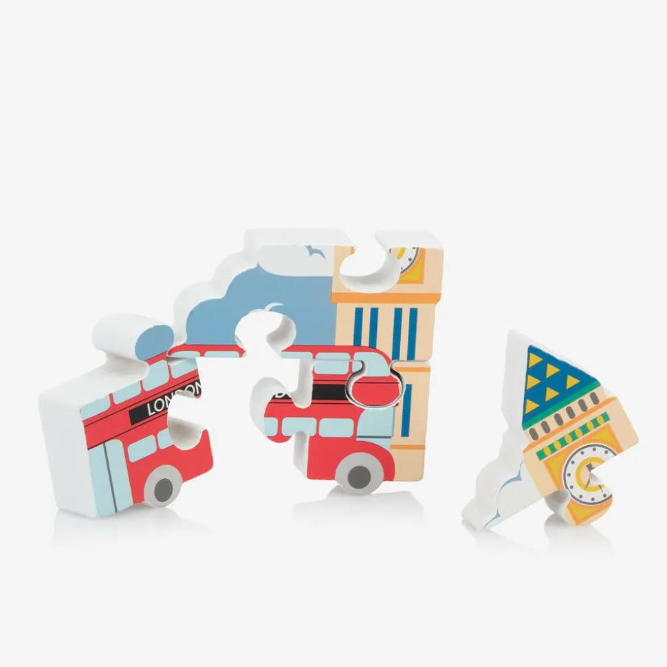 London Bus Wooden Puzzle (12cm)