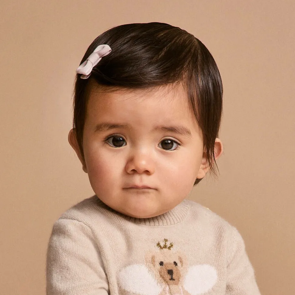 Mini Bow Hair Clips (6 Pack)