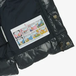 Navy Blue Bernard Down Padded Gilet