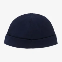 Navy Blue Cotton Baby Hat