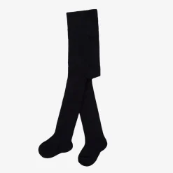 Navy Blue Cotton Baby Tights