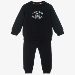 Navy Blue Cotton Baby Tracksuit