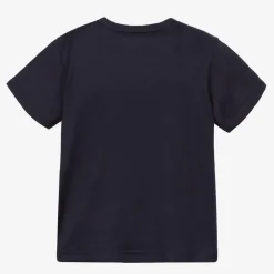 Navy Blue Cotton Baby T-Shirt
