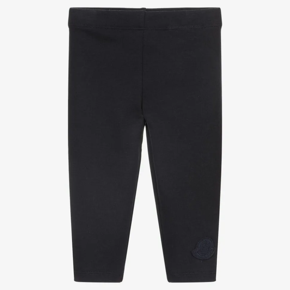 Navy Blue Cotton Leggings