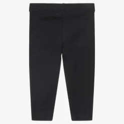 Navy Blue Cotton Leggings