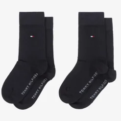 Navy Blue Cotton Socks (2 Pack)