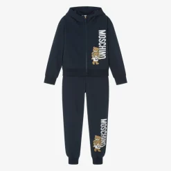 Navy Blue Cotton Tracksuit