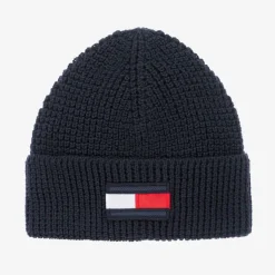 Navy Blue Flag Logo Beanie Hat