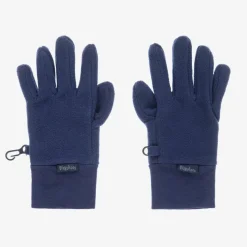 Navy Blue Fleece Gloves