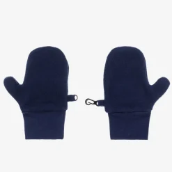 Navy Blue Fleece Mittens