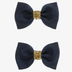 Navy Blue Hair Clips (2 Pack)