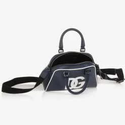 Navy Blue Leather DG Bag (20cm)