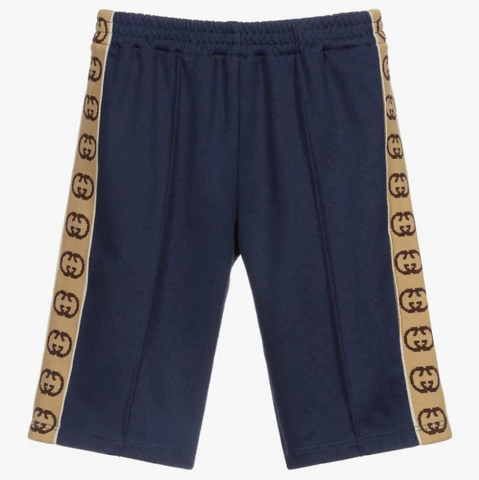 Navy Blue Logo Shorts