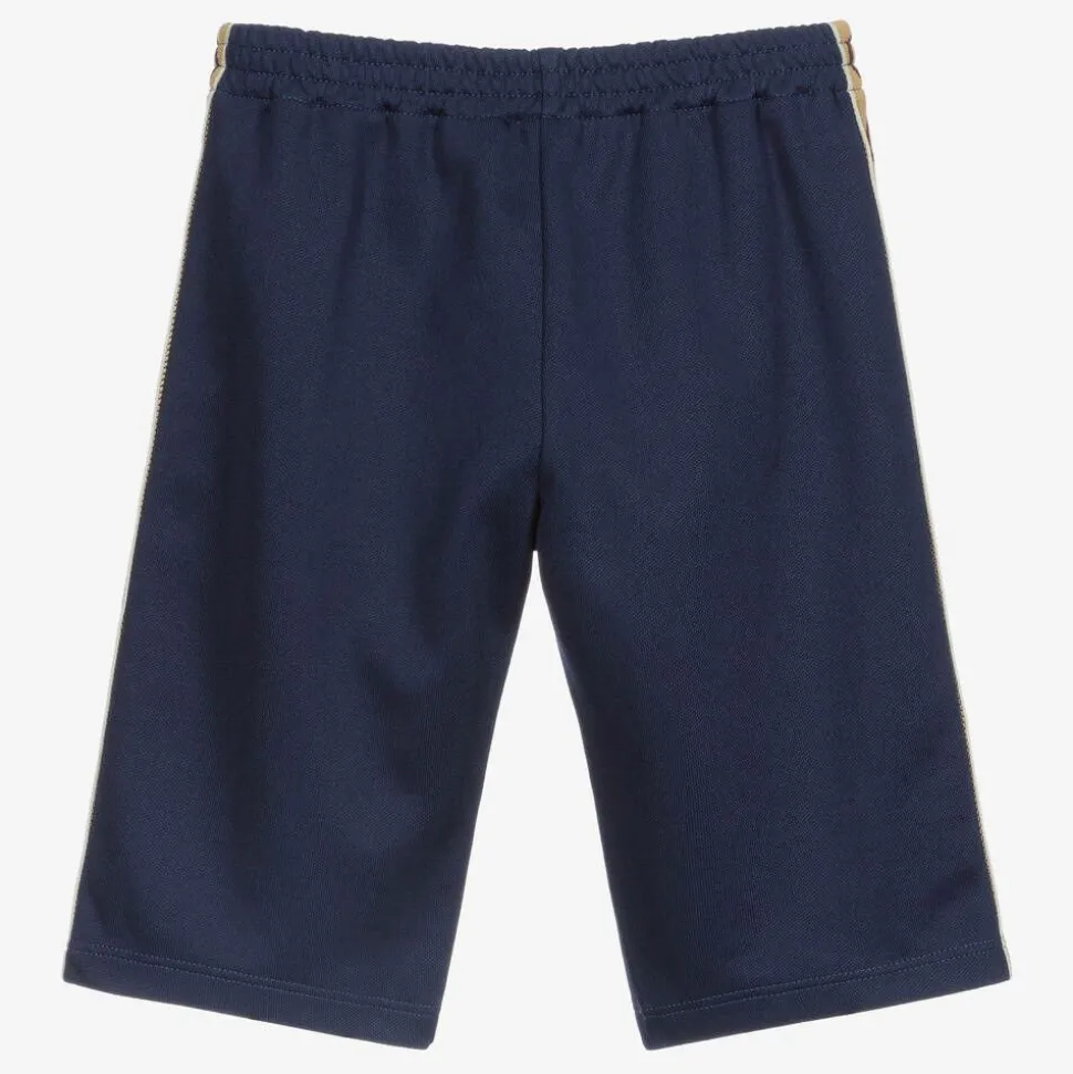 Navy Blue Logo Shorts