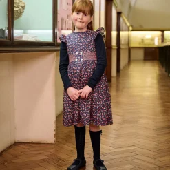 Navy Blue Merino Wool Knitted Top