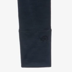 Navy Blue Merino Wool Slim Joggers