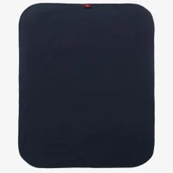 Navy Blue Pima Cotton Padded Blanket (90cm)