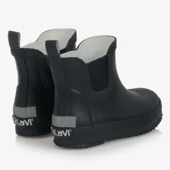 Navy Blue Short Rain Boots