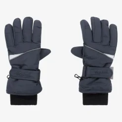 Navy Blue Ski Gloves
