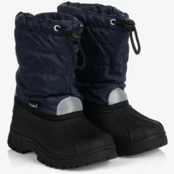 Navy Blue Snow Boots