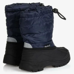 Navy Blue Snow Boots