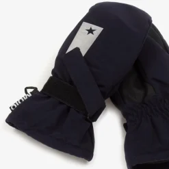 Navy Blue Star Insulated Mittens