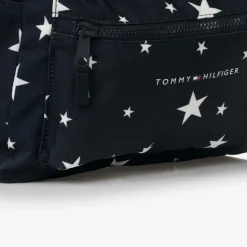 Navy Blue Stars Canvas Backpack (38cm)
