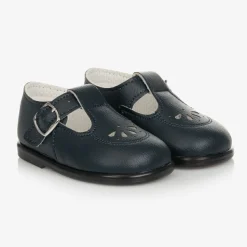 Navy Blue T-Bar Shoes