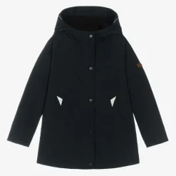 Navy Blue Waterproof Raincoat