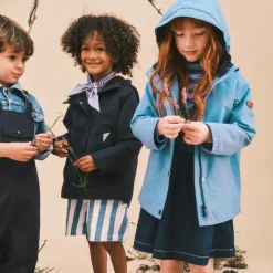 Navy Blue Waterproof Raincoat