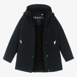 Navy Blue Waterproof Raincoat