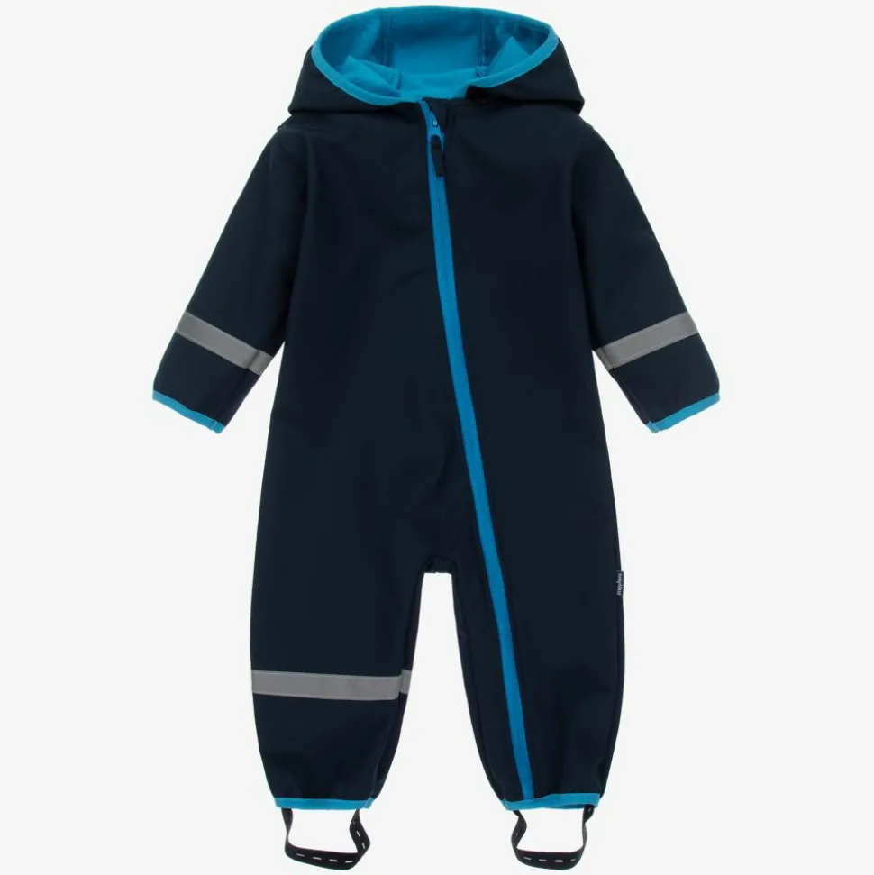 Navy Fleece-Lined Rain Suit
