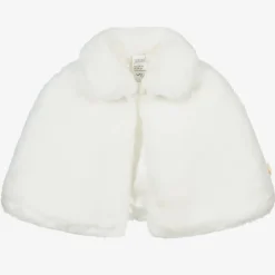 Off-White Faux Fur Cape
