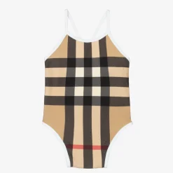 Oversized Check Baby Swimsuit
