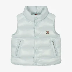 Pale Blue Bernard Down Padded Gilet