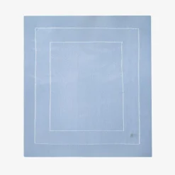 Pale Blue Knitted Blanket (108cm)